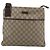 Sac à bandoulière GUCCI GG Supreme en PVC et cuir Beige Argent 141626 Auth ka5191 Argenté - vue 2