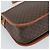 Céline Borsa a Spalla CELINE Macadam Canvas PVC Pelle Marrone Oro Auth mr2732 D'oro - vista 13