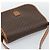 Céline Borsa a Spalla CELINE Macadam Canvas PVC Pelle Marrone Oro Auth mr2732 D'oro - vista 6
