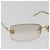 Lunettes de soleil CHANEL COCO Mark en métal doré CC Auth 189994 - vue 7