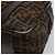 FENDI Zucca Canvas Handtasche Schwarz Braun Authentisch 191295 - Ansicht 12