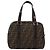 FENDI Zucca Canvas Handtasche Schwarz Braun Authentisch 191295 - Ansicht 3