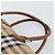 Borsa Burberry Nova Check in tela Beige Gold Auth 190848A D'oro - vista 8