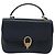 Céline Borsa CELINE in pelle 2way Navy Gold Auth 186644A D'oro Blu navy - vista 2