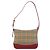 Borsa a tracolla BURBERRY Nova Check in tela Beige Gold Auth 190469A D'oro - vista 2