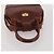 Borsa BALLY in pelle 2 Set Marrone Oro Autentica bs35899 D'oro - vista 13