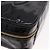 CHANEL Vanity Cosmetic Pouch Patent 2way Black Gold CC Auth BA14000A Nero D'oro - vista 12