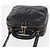 CHANEL Vanity Cosmetic Pouch Patent 2way Black Gold CC Auth BA14000A Nero D'oro - vista 6