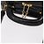 CHANEL Vanity Cosmetic Pouch Patent 2way Black Gold CC Auth BA14000A Nero D'oro - vista 7