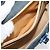 Borsa CHANEL 2.55 Choco Bar Line Canvas Blu CC Auth mr2780V - vista 20