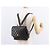 CHANEL Matelasse Rucksack Lammfell Gold Schwarz CC Auth 189824SAV Golden - Ansicht 27
