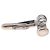 BOTTEGA VENETA INTRECCIATO Cuffs & Cuff Case Silver Ag925 Auth BA14025V Argento - vista 19