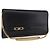 Borsa a Spalla con Catena GUCCI in Pelle Nera e Oro Auth 191035 Nero D'oro
