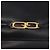 Borsa a Spalla con Catena GUCCI in Pelle Nera e Oro Auth 191035 Nero D'oro - vista 14
