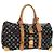 LOUIS VUITTON Monogram Multicolor Keepall 45 Borsa Nera M92640 LV Auth 190120SM Nero