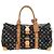 LOUIS VUITTON Monogram Multicolor Keepall 45 Borsa Nera M92640 LV Auth 190120SM Nero - vista 13