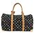 LOUIS VUITTON Monogram Multicolor Keepall 45 Borsa Nera M92640 LV Auth 190120SM Nero - vista 2