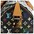 LOUIS VUITTON Monogram Multicolor Keepall 45 Borsa Nera M92640 LV Auth 190120SM Nero - vista 25