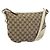 Borsa a tracolla GUCCI GG Canvas Newbrit Beige Oro 169998 Auth mr2699A D'oro