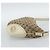 Borsa a tracolla GUCCI GG Canvas Newbrit Beige Oro 169998 Auth mr2699A D'oro - vista 5