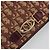 Borsa a tracolla con catena in tela Christian Dior Trotter Rosso Oro Auth 190630 - vista 14