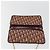Borsa a tracolla con catena in tela Christian Dior Trotter Rosso Oro Auth 190630 - vista 15
