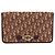 Borsa a tracolla con catena in tela Christian Dior Trotter Rosso Oro Auth 190630 - vista 2