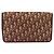 Borsa a tracolla con catena in tela Christian Dior Trotter Rosso Oro Auth 190630 - vista 3