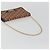 Borsa a tracolla con catena in tela Christian Dior Trotter Rosso Oro Auth 190630 - vista 7