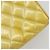 Borsa Vanity CHANEL in pelle verniciata gialla e argento CC Autentica 190628 Giallo - vista 15
