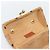 Borsa Vanity MCM Vicetos Logogram PVC Pelle Marrone Oro Auth 190615A D'oro - vista 17