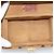 Borsa Vanity MCM Vicetos Logogram PVC Pelle Marrone Oro Auth 190615A D'oro - vista 18