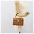 Borsa Vanity MCM Vicetos Logogram PVC Pelle Marrone Oro Auth 190615A D'oro - vista 23