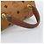 Borsa Vanity MCM Vicetos Logogram PVC Pelle Marrone Oro Auth 190615A D'oro - vista 7