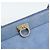 Borsa a tracolla Salvatore Ferragamo Gancini in scamosciato blu e oro Auth 190833 D'oro - vista 14
