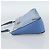 Borsa a tracolla Salvatore Ferragamo Gancini in scamosciato blu e oro Auth 190833 D'oro - vista 4