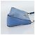 Borsa a tracolla Salvatore Ferragamo Gancini in scamosciato blu e oro Auth 190833 D'oro - vista 5