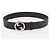 Ceinture GUCCI GG Supreme Interlocking G PVC 37.4" Black 703147 Auth BA13819V Noir Argenté - vue 10