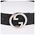 Ceinture GUCCI GG Supreme Interlocking G PVC 37.4" Black 703147 Auth BA13819V Noir Argenté - vue 5