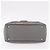 Borsa CHANEL Paris Biarritz PM in PVC e tela Grigio Argento CC Autentica 190477A Marrone - vista 9