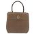 Borsa Salvatore Ferragamo Gancini in pelle beige oro Auth 191690 - vista 2