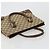 Borsa a mano GUCCI GG Canvas Beige Oro 120895 Auth mr2703 D'oro - vista 6
