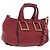 Chloé Borsa Chloe Etel in Pelle 2way Rosso Oro Auth 186692 D'oro