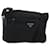 Borsa a tracolla PRADA Nylon Nero Argento Auth mr2725A