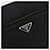 Borsa a tracolla PRADA Nylon Nero Argento Auth mr2725A - vista 14