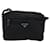 Borsa a tracolla PRADA Nylon Nero Argento Auth mr2725A - vista 2