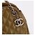 CHANEL Matelasse Chain Shoulder Bag Patent leather Black Gold CC Auth 190042 Marrone Argento - vista 15