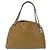 CHANEL Matelasse Chain Shoulder Bag Patent leather Black Gold CC Auth 190042 Marrone Argento - vista 2