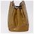 CHANEL Matelasse Chain Shoulder Bag Patent leather Black Gold CC Auth 190042 Marrone Argento - vista 4