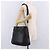Borsa a Spalla GUCCI Bamboo in Pelle 2way Nero Oro 001 3444 1577 Auth 189938 D'oro - vista 23